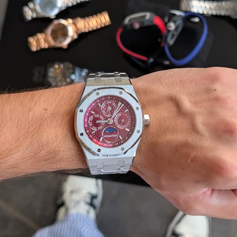 AP Burgundy Perpetual Calendar S.E